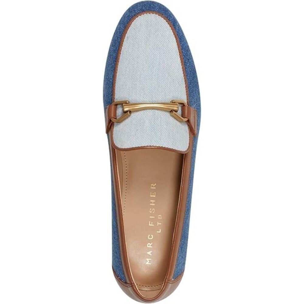Marc Fisher LTD Bleek Denim Loafer Flats Size 6M NWOT - Picture 4 of 11